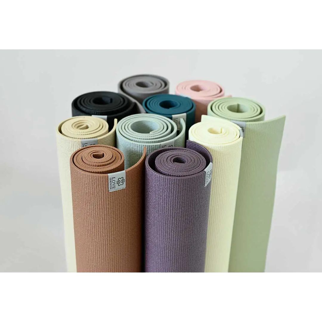 Love Yoga Mat Anti-slip - Lichtblauw | Comfortabel & Duurzaam voor Yoga & Wellness