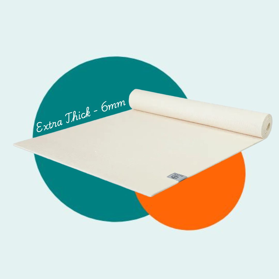 Love Yoga Mat Anti-slip - White | Comfortabel & Duurzaam voor Yoga & Wellness