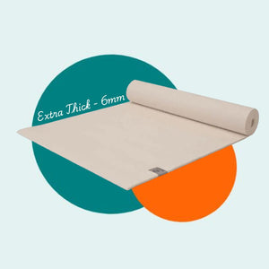 Love Yoga Mat Anti-slip - Zand | Comfortabel & Duurzaam voor Yoga & Wellness