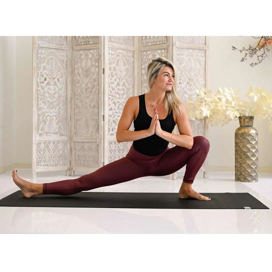 Love Yoga Mat Anti-slip - Zwart| Comfortabel & Duurzaam voor Yoga & Wellness