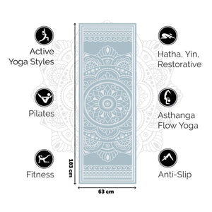 Magic Carpet Yogamat Mint - Antislip 6mm | Ultiem Comfort en Grip voor Jouw Yoga