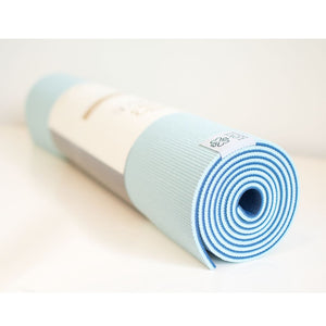 Premium Yogamat Divine Aqua - Lichtblauw 6mm | Beste Keuze voor Yoga & Wellness