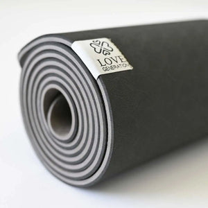 Eco Yogamat | 6mm TPE Zwart | Milieuvriendelijk & Antislip voor Yoga