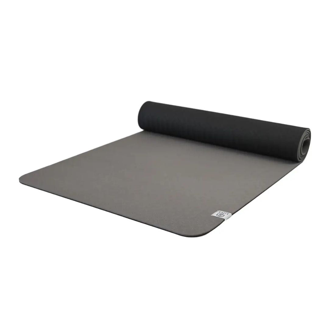 Eco Yogamat | 6mm TPE Zwart | Milieuvriendelijk & Antislip voor Yoga