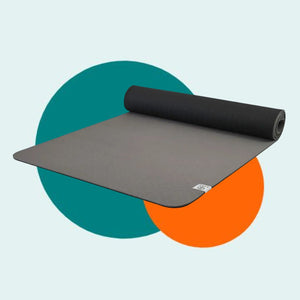 Eco Yogamat | 6mm TPE Glorious Grey | Milieuvriendelijk & Antislip voor Yoga