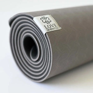 Eco Yogamat | 6mm TPE Glorious Grey | Milieuvriendelijk & Antislip voor Yoga