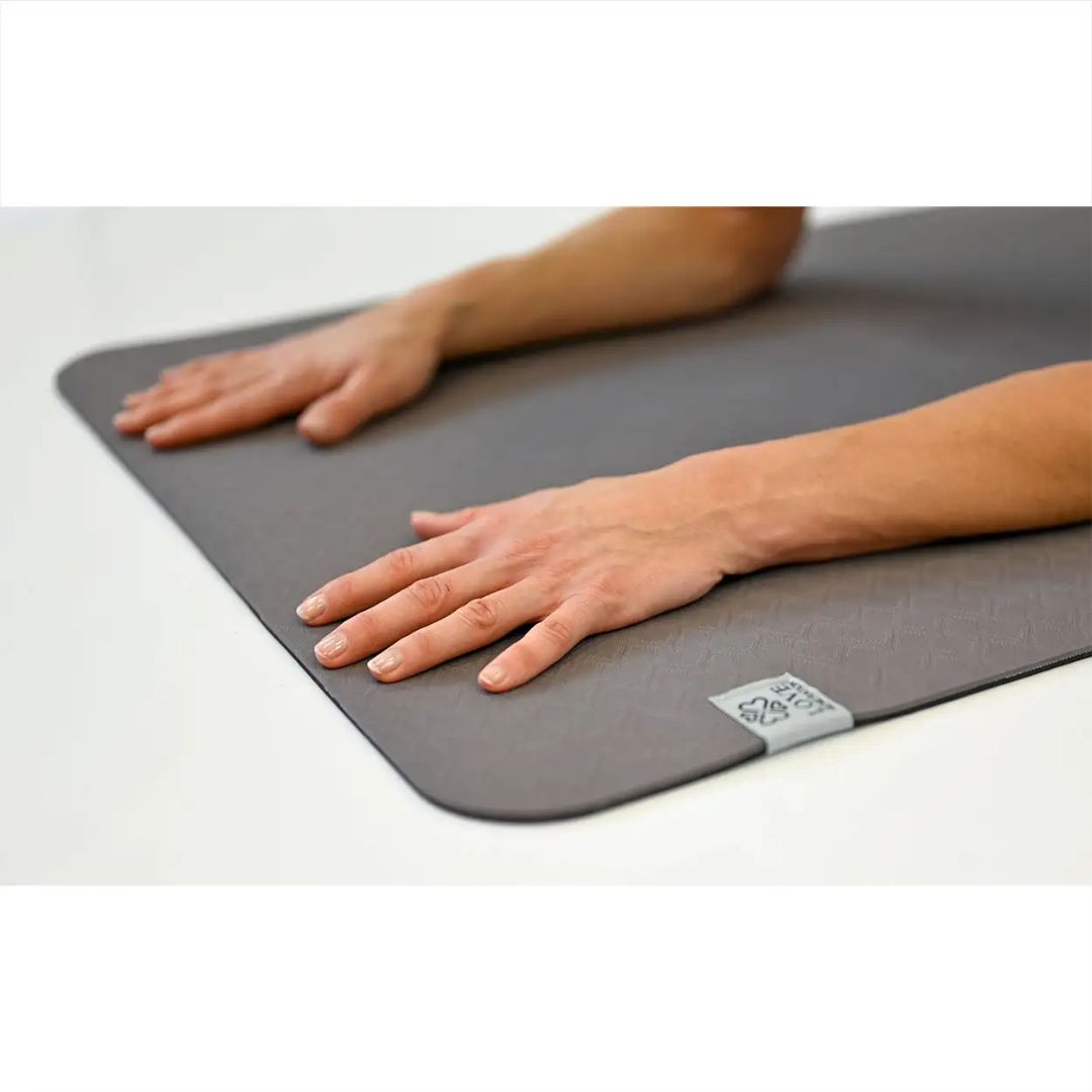 Eco Yogamat | 6mm TPE Glorious Grey | Milieuvriendelijk & Antislip voor Yoga