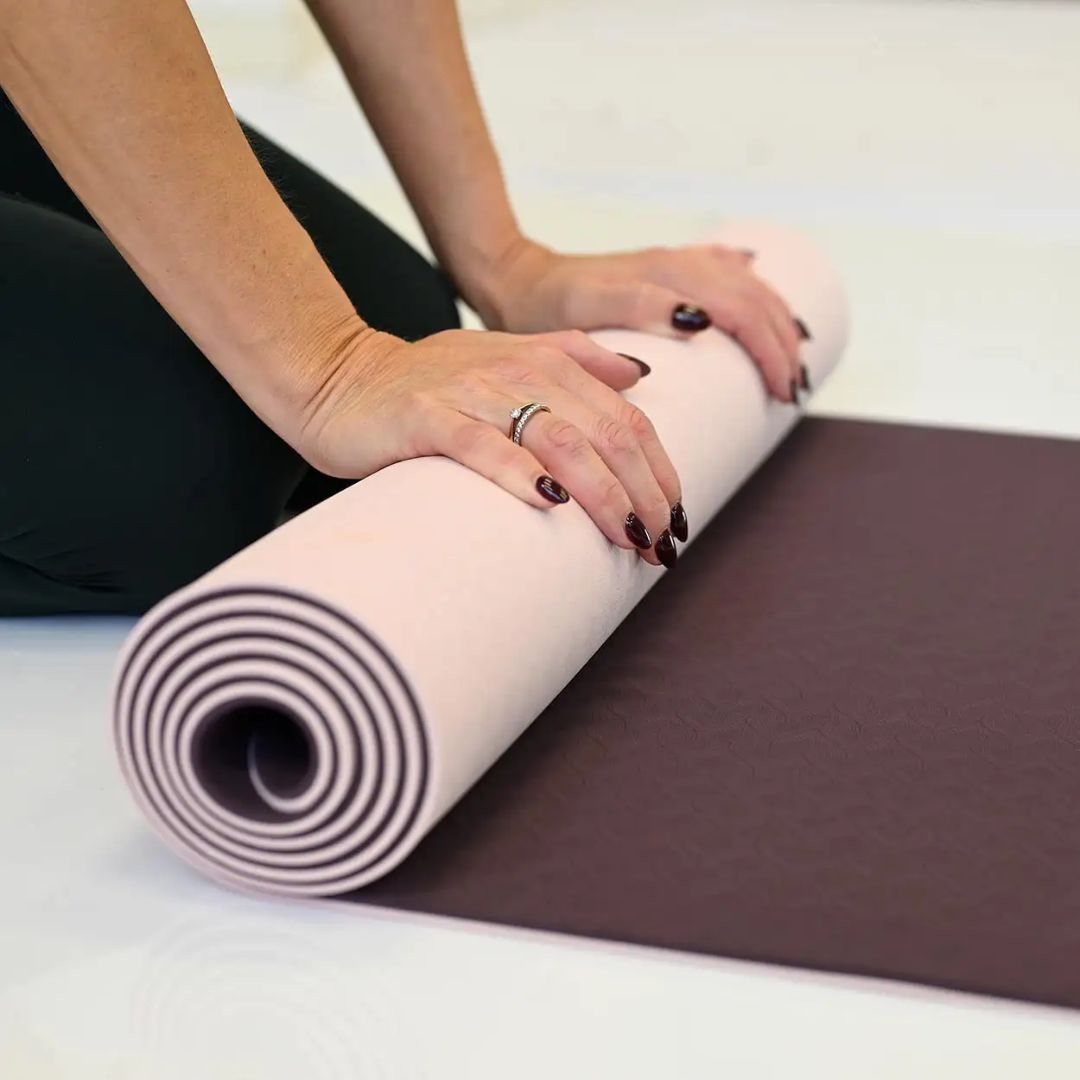 Eco Yogamat | 6mm TPE  Passionate Purple | Milieuvriendelijk & Antislip voor Yoga