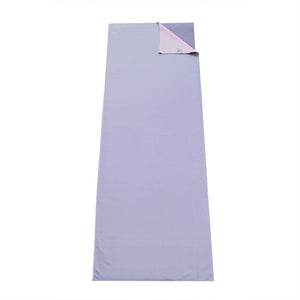 Tweezijdige Yogahanddoek - Roze & lavendel | Antislip & Sneldrogend