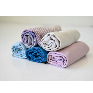 Tweezijdige Yogahanddoek - Roze & lavendel | Antislip & Sneldrogend