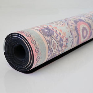 Flying Carpet Yogamat Natuurrubber met Draagriem - Perfecte Grip & Flexibiliteit voor Jouw Yoga