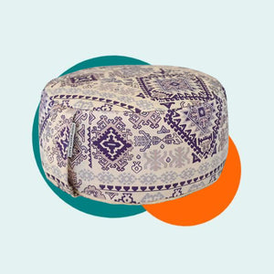 Rond Meditatiekussen | Verbazingwekkend Azteken | Comfort & Ondersteuning | ⌀30cm - 15cm