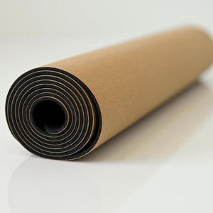 Eco Yogamat - Kurk & Natuurlijk Rubber - 4mm | Milieuvriendelijk & Antislip