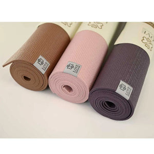 Floral Flow Yogamat Paars met Roze Print - Extra Dik 6mm | Beste Keuze voor Comfort & Grip