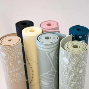 Lotus Yoga Mat | Roze - Extra Dik 6mm | Beste Keuze voor Comfort & Grip