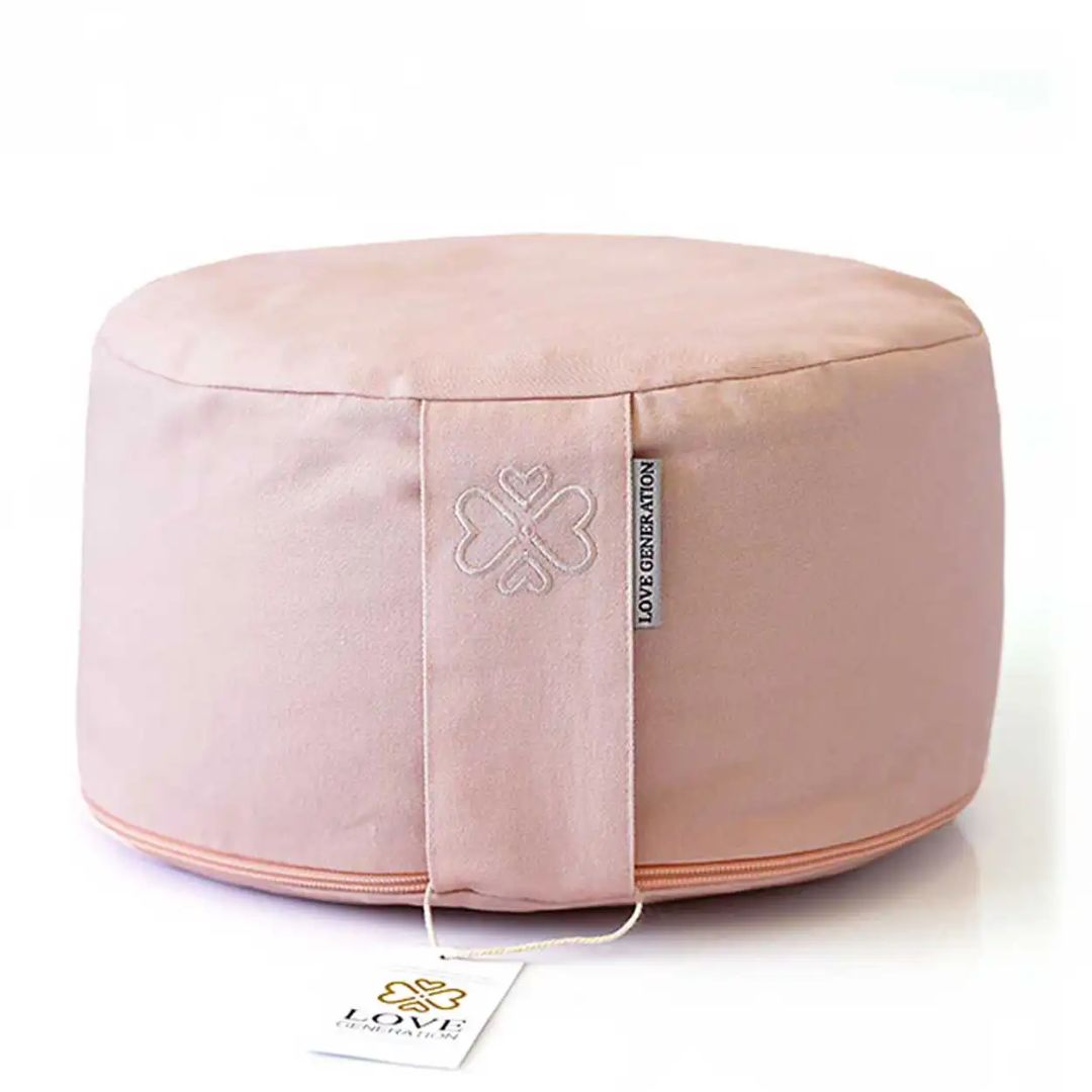 Rond Meditatiekussen | Pastel Roze | Comfort & Ondersteuning | ⌀30cm - 15cm