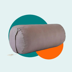 Ronde Yoga Bolster | Taupe | 61cm | Ondersteuning & Comfort