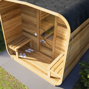 Finnwald Cube Sauna | Maat M | 4 tot 6 Persoons | Inclusief vloerbescherming