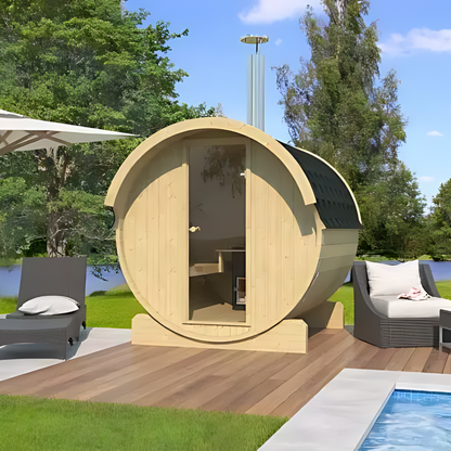 Barrelsauna 2.2 - Luxe Ontspanning in Je Eigen Tuin!