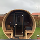 Barrelsauna Deluxe 2.8 | 2 tot 4 Persoons | 230 x 280 cm | Thermowood