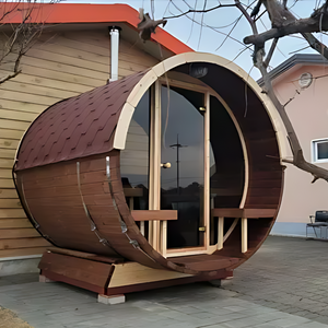 Barrelsauna Deluxe 2.8 | 2 tot 4 Persoons | 230 x 280 cm | Thermowood