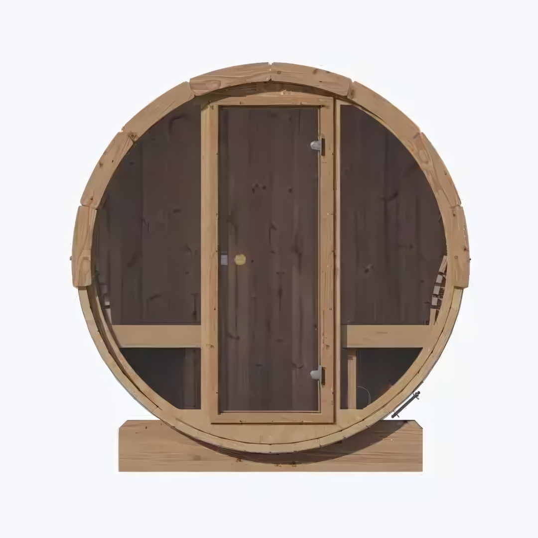 Barrelsauna Ergonomisch 1.8 | 4 Persoons | Houtgestookt | 205 x 180 cm