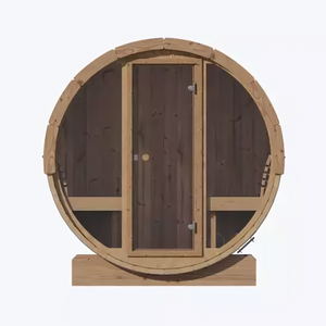 Barrelsauna Ergonomisch 1.8 | 4 Persoons | Houtgestookt | 205 x 180 cm