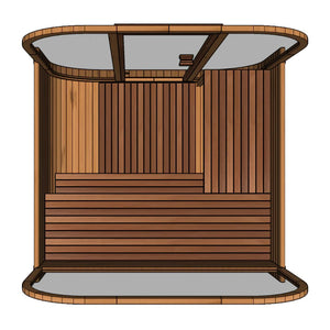 Hekla Cube 160 Sauna | 2-persoons - Compact Luxe