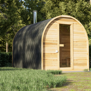 Pod Sauna Model M | 6 Persoons | Houtgestookte en Elektrische uitvoering mogelijk