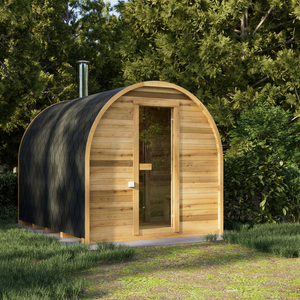 Pod Sauna Model M | 6 Persoons | Houtgestookte en Elektrische uitvoering mogelijk