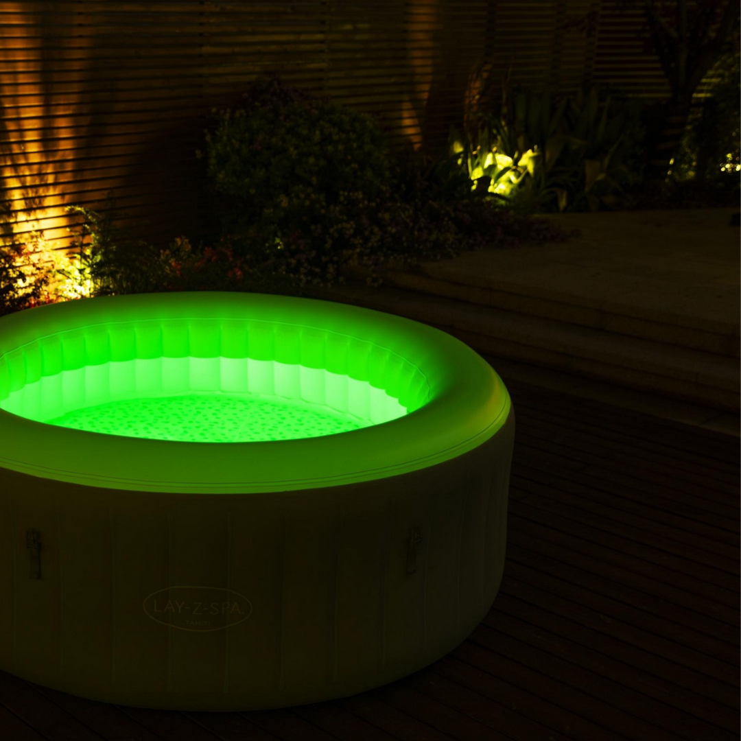 Lay-Z-Spa Tahiti + gratis LED lichtstrook | 180x180x66 cm