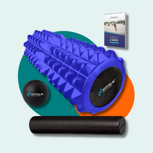 Vitalic Foam Roller Set met Massagebal - Triggerpoint Therapie voor Spierherstel & Wellness