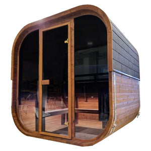 Hekla Cube 250 Sauna | 6-persoons - Compact Luxe